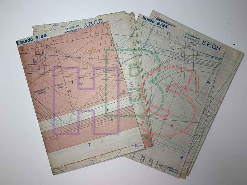 Купить журнал Бурда Burda 8 1994 B-2-000407