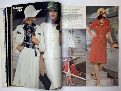 ���������� �24 ������� Burda International fruhling and sommer 1/1974