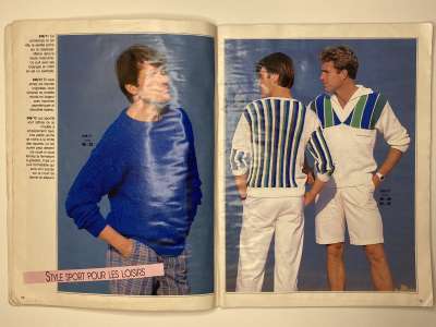 ���������� �2 ������� Burda ������� ��� ���� 1986 Burda special pour Lui E848