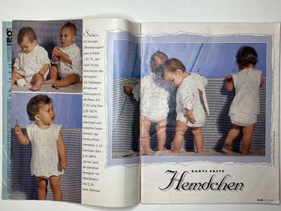 ���������� �1 ������� Burda Baby maschen herbst / winter ���� ������ �������  4/1994