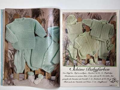 ���������� �5 ������� Burda Baby maschen herbst / winter ���� ������ �������  4/1994