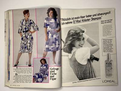 Фотография коллекционного экземпляра №24 журнала Burda 4/1984