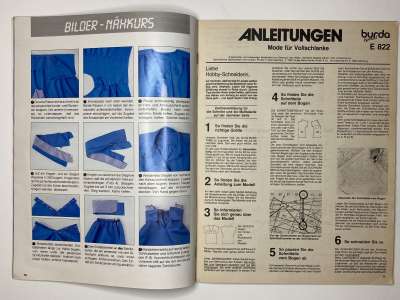 ���������� �10 ������� Burda Plus ���� 1985 E822