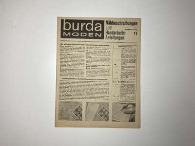 ���������� �72 ������� Burda 11/1965