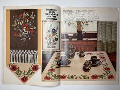 ���������� �9 ������� Burda Groses buntes Handarbeitsheft 1976 E343 ������� ��������� ������ ������ ������