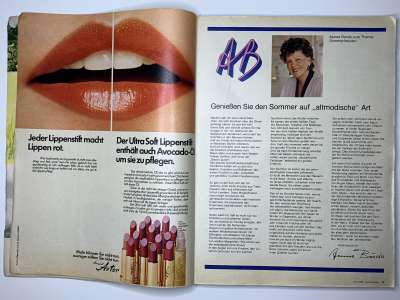 Фотография коллекционного экземпляра №4 журнала Burda 6/1976