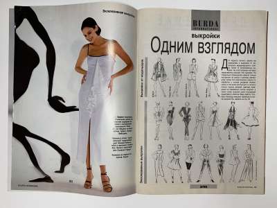 Фотография коллекционного экземпляра №4 журнала Burda. International Лето 1995