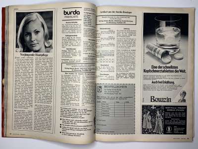 Фотография коллекционного экземпляра №29 журнала Burda 3/1972