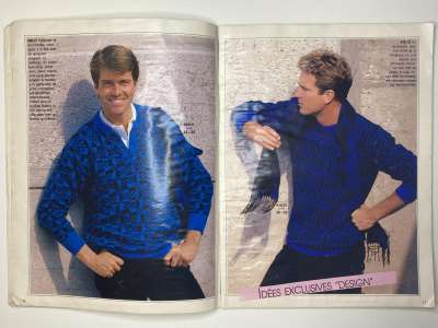 ���������� �6 ������� Burda ������� ��� ���� 1986 Burda special pour Lui E848