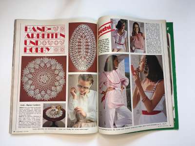 Фотография коллекционного экземпляра №43 журнала Burda 6/1978