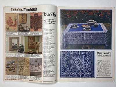 ���������� �7 ������� Burda Kreuzstich Folklore 1978 E411 ������� ���������