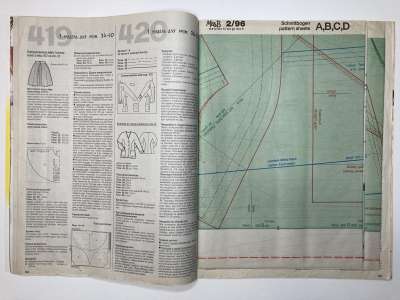 ���������� �4 ������� Burda Miss B 2/1996