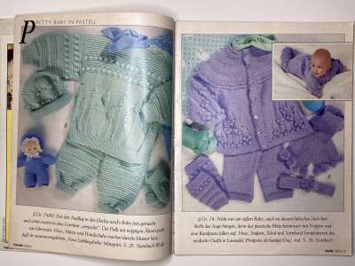 ���������� �4 ������� Burda Baby maschen herbst / winter ���� ������ �������  4/1993