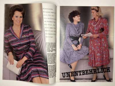 ���������� �4 ������� Burda Plus ���� 1982 E654