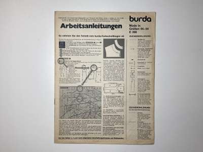 ���������� �17 ������� Burda Plus Februar-Marz 1978 E398