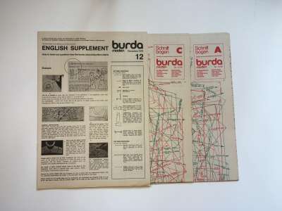 Фотография коллекционного экземпляра №37 журнала Burda 12/1976