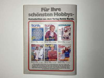 ���������� �20 ������� Burda Plus 1/1988