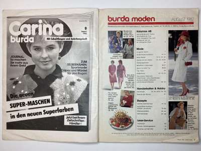 ���������� �1 ������� Burda 8/1982