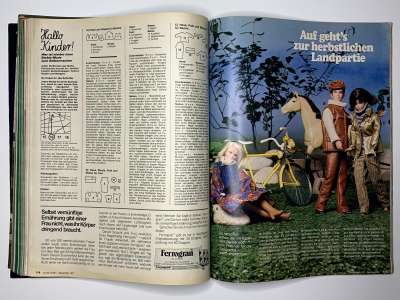 Фотография коллекционного экземпляра №59 журнала Burda 9/1977