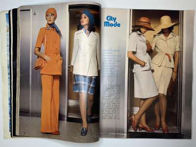 ���������� �38 ������� Burda International fruhling and sommer 1/1974