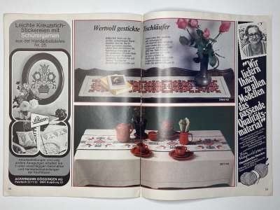 ���������� �14 ������� Burda Kreuzstich Folklore 1978 E411 ������� ���������