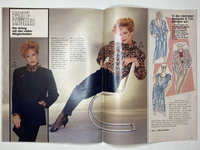 ���������� �17 ������� Burda Plus ���� 1983 E712