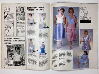 ���������� �12 ������� Burda Plus ���� 1985 E806