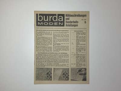 ���������� �4 ������� Burda 5/1966