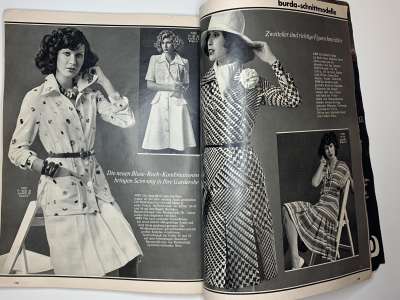 ���������� �95 ������� Burda International fruhling and sommer 1/1974
