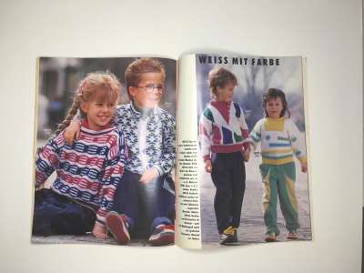 Фотография №14 журнала Burda Дети Модное вязание  3/1989