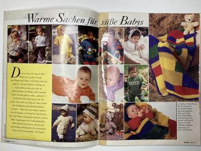 ���������� �3 ������� Burda Baby maschen herbst / winter ���� ������ �������  4/1993