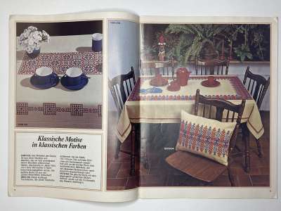 ���������� �1 ������� Burda Kreuzstich Folklore 1978 E411 ������� ���������