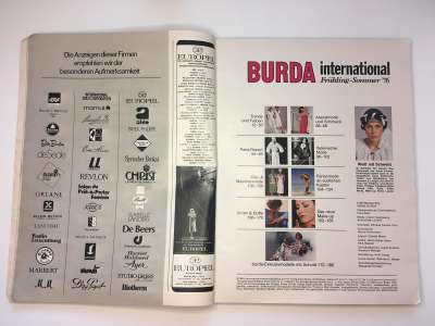  5  Burda. International 1/1976