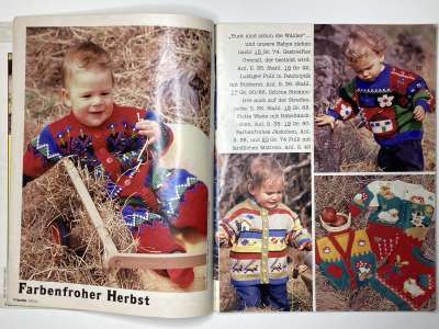 ���������� �8 ������� Burda Baby maschen herbst / winter ���� ������ �������  4/1993