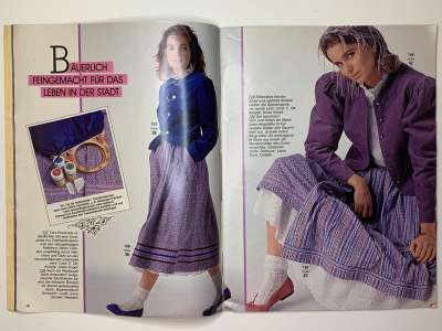 ���������� �5 ������� Burda ���������� ������� 1984 E748