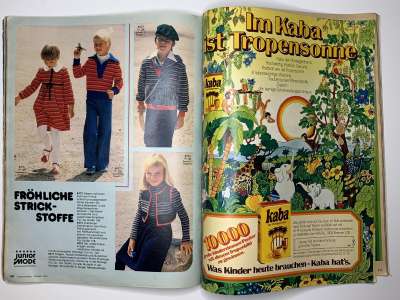 Фотография коллекционного экземпляра №51 журнала Burda 10/1976