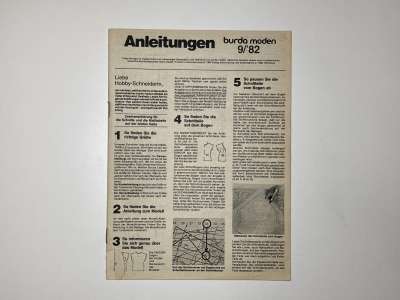 ���������� �82 ������� Burda 9/1982