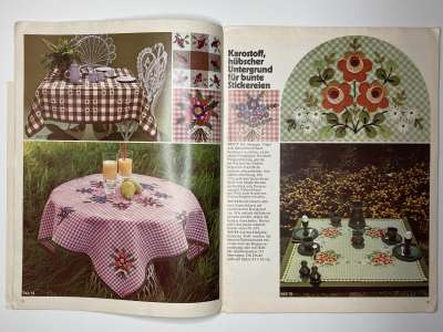 ���������� �3 ������� Burda Groses buntes Handarbeitsheft 1976 E343 ������� ��������� ������ ������ ������