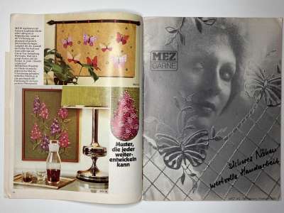 ���������� �4 ������� Burda Groses buntes Handarbeitsheft 1976 E343 ������� ��������� ������ ������ ������