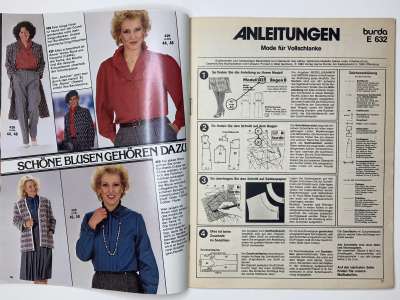 ���������� �10 ������� Burda Plus ����� 1982 E632