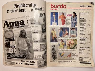 ���������� �1 ������� Burda 3/1986