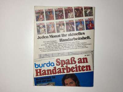 ���������� �18 ������� Burda Kreuzstich Folklore 1978 E411 ������� ���������