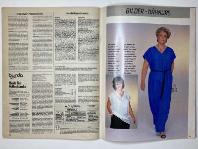 ���������� �13 ������� Burda Plus ���� 1985 E806