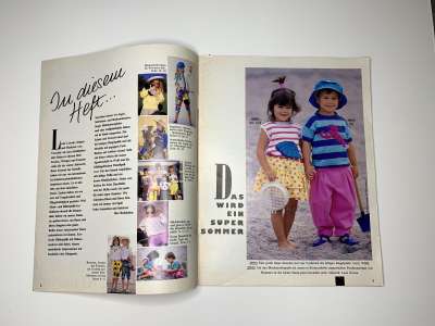 Фотография №1 журнала Burda Дети Модное вязание  2/1989