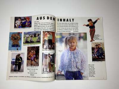 Фотография №1 журнала Burda Дети Модное вязание  3/1989