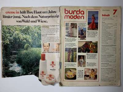 ���������� �1 ������� Burda 7/1974