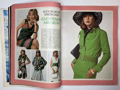���������� �10 ������� Burda International fruhling and sommer 1/1974