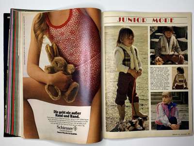 Фотография коллекционного экземпляра №46 журнала Burda 9/1977