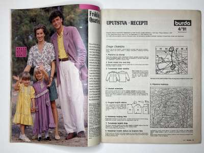 ���������� �21 ������� Burda 4/1991