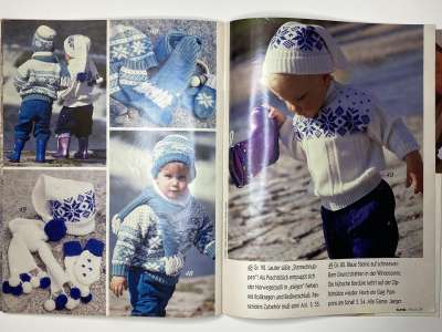 ���������� �20 ������� Burda Baby maschen herbst / winter ���� ������ �������  4/1993